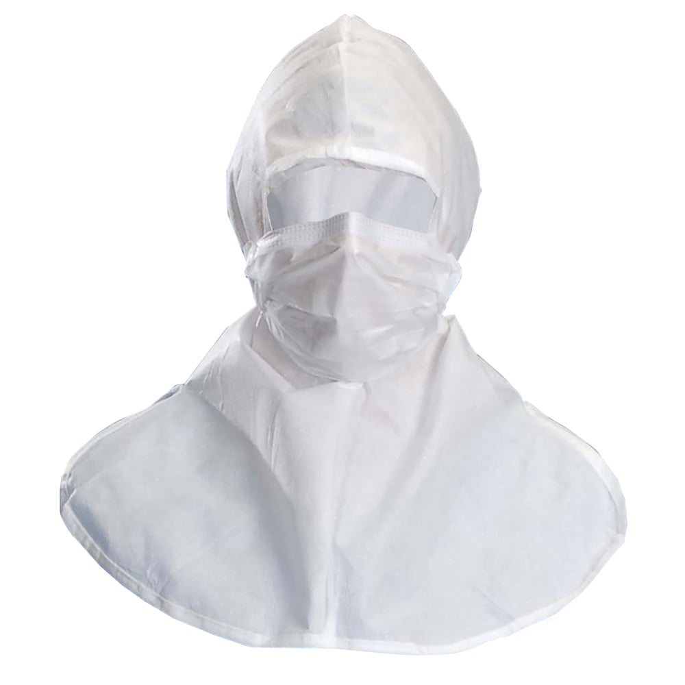 hood + mask hood + mask