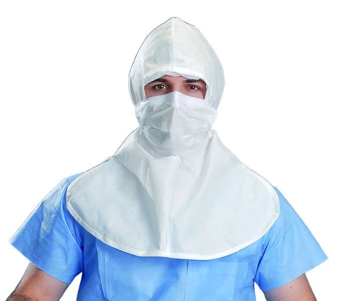 hood + mask hood + mask