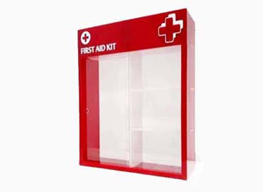 acrylic first aid box acrylic first aid box