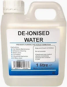 de ionised water