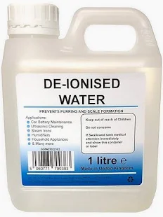 de ionised water de ionised water