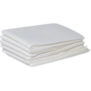 disposable bed sheet white